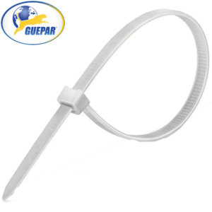 Abraçadeira Nylon Natural 100x2,5mm (Guepar) Pct c/ 100Unidades