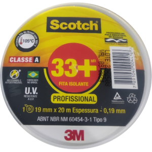Fita Isolante 19mm x 20m (3M™ Scotch™ 33+)
