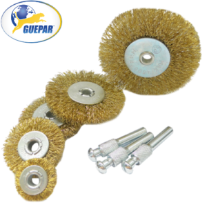 Kit Escova de Aço Circular Com 8 peças (Guepar)