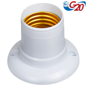 Bocal Baquelite Termoplástico Fixo de Teto E-27 G20